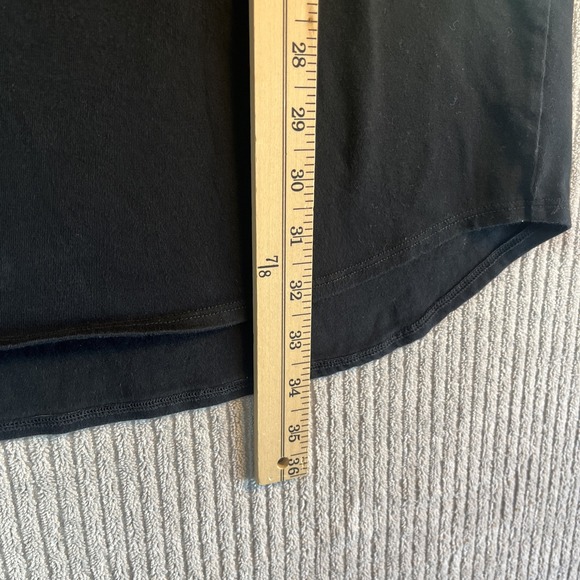 Eileen Fisher T Shirt Dress Women's M Black Stretch‎ Minimalist Capsule Basic - Picture 7 of 8